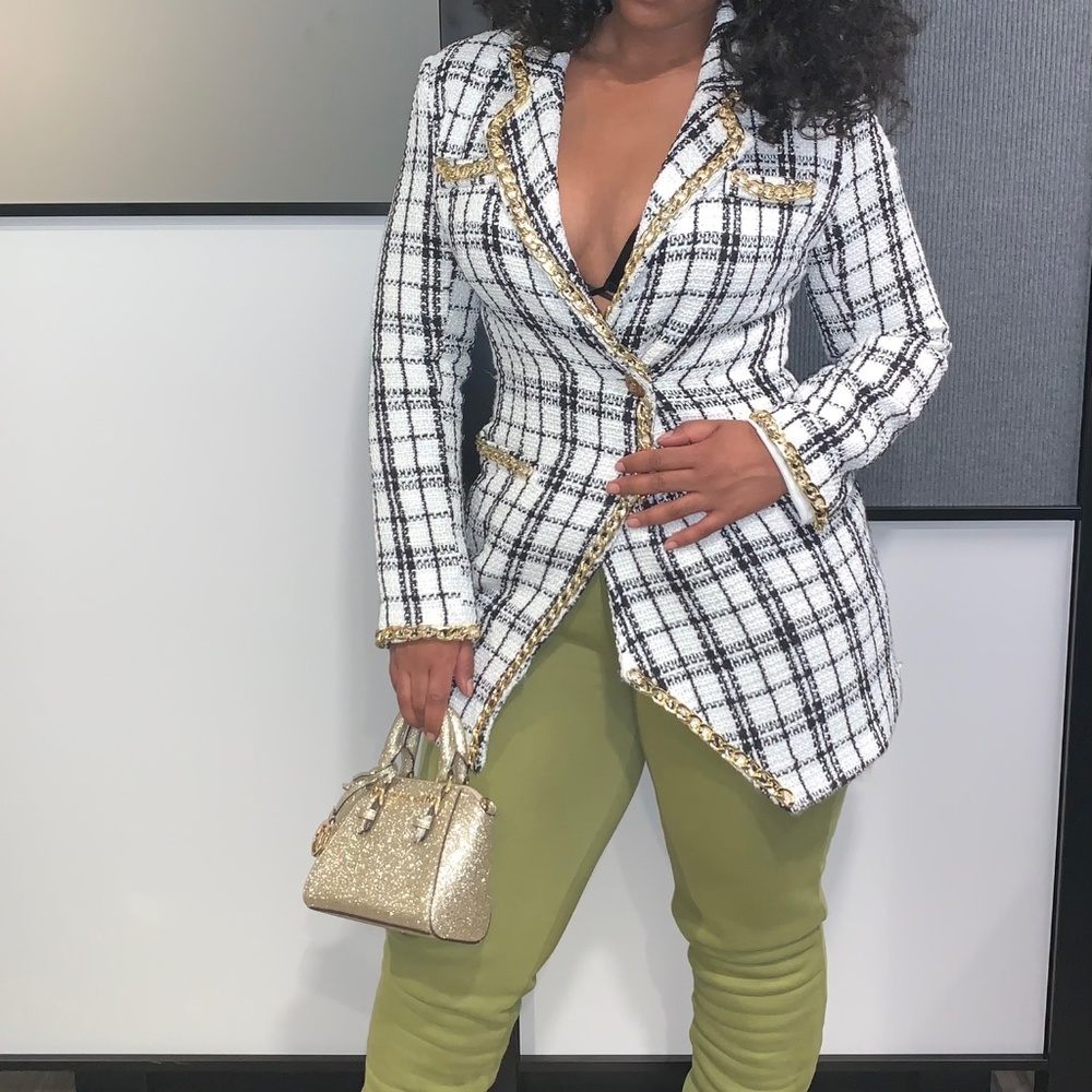 Tweet Gold chain Jacket